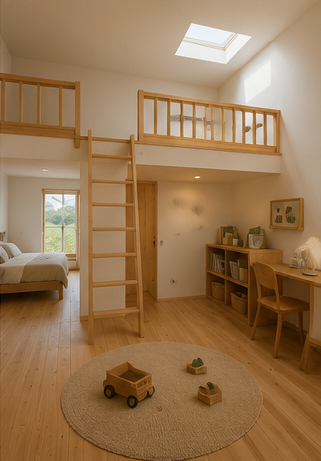 木の温もりを感じる平屋